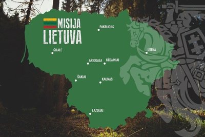 Misija Lietuva žemėlapis