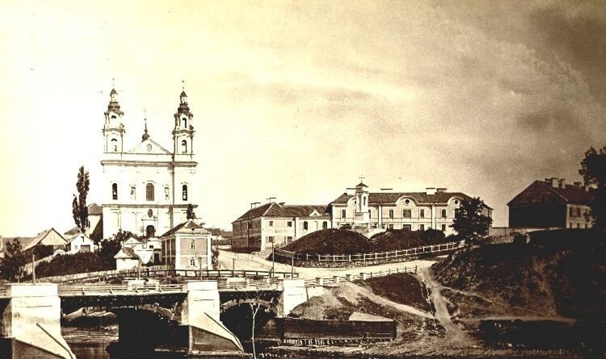 Žaliasis tiltas Vilniuje 1874 m.