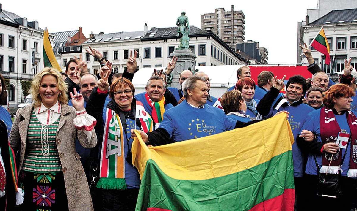 Lietuvos žemdirbiai trečią kartą organizuoja akciją Briuselyje
