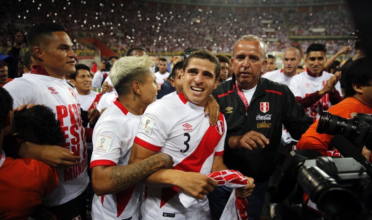 Peru futbolininkų triumfas