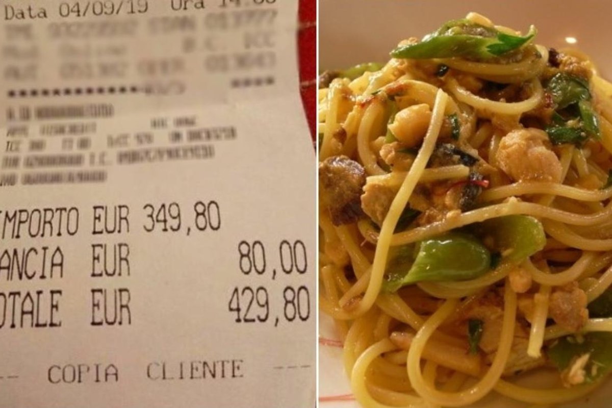 Al ristorante ha ricevuto una fattura di 430 euro per pesce e spaghetti: ha dovuto chiamare la polizia