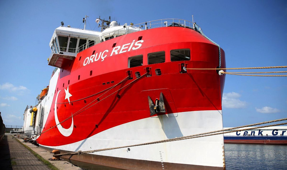 Turkijos išteklių paieškos laivas „Oruc Reis“