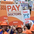 Anglijoje vėl streikuoja tūkstančiai medikų