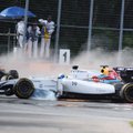 „Force India“ ir S. Perezas dėl avarijos Kanadoje kaltina F. Massą