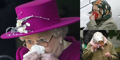 Karalienė Elžbieta II ir jos nosinaitės