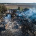 Didžiulės pajėgos kovojo su gaisru Šalčininkų rajone: sudegė 20 įvairios paskirties pastatų