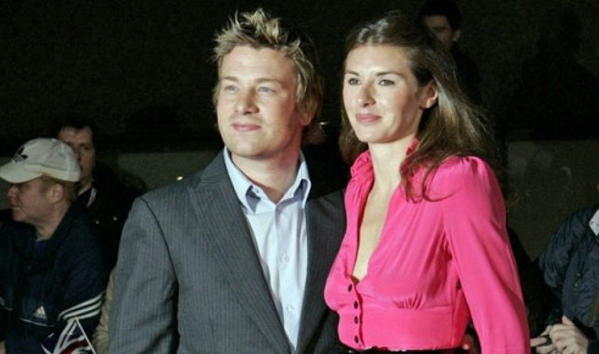 Jamie Oliveris su žmona