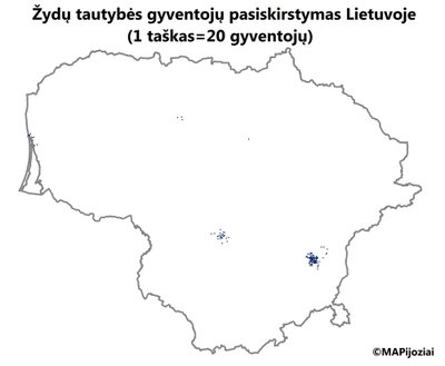 Żydzi na Litwie. Foto: mapijoziai.lt