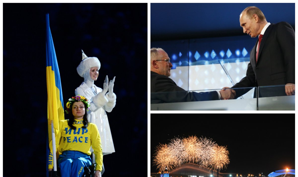 Parolimpiados uždaryme – padėka V. Putinui ir Ukrainos prašymas taikos