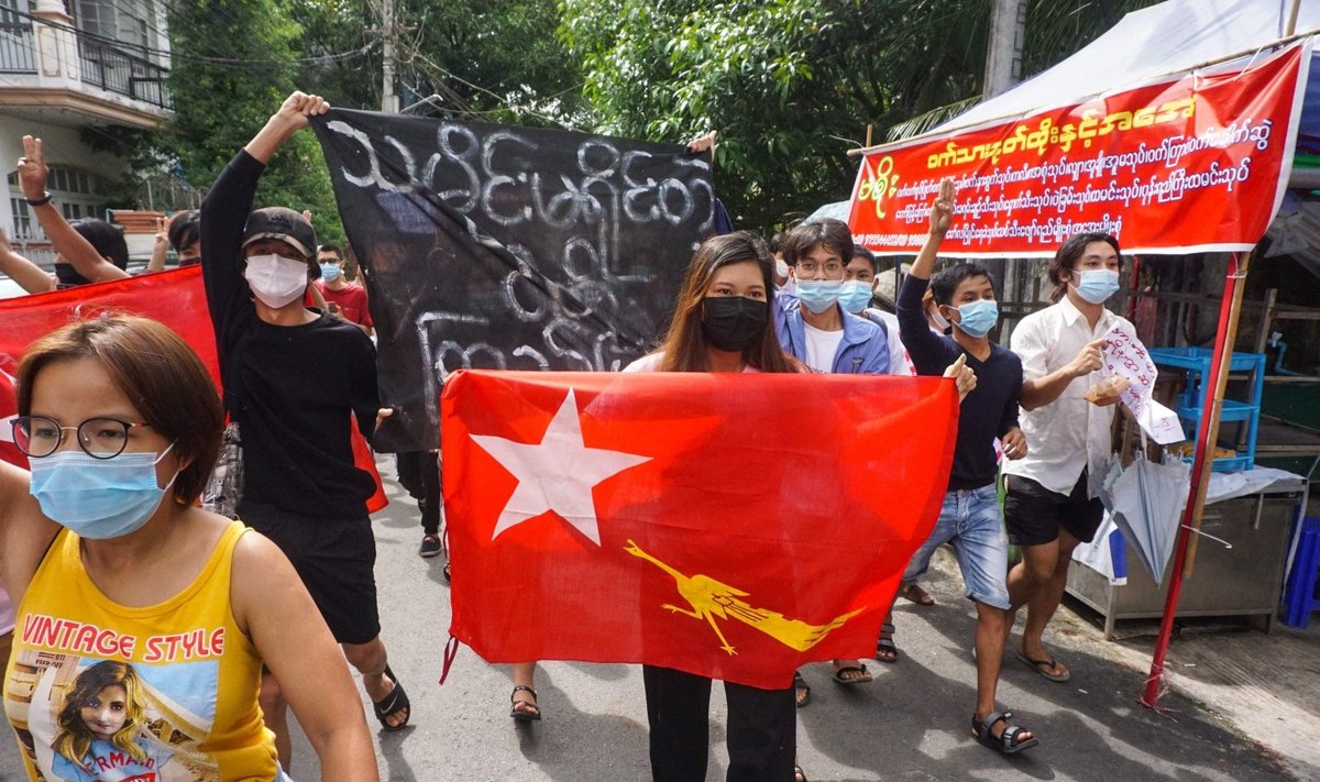 Protestai Mianmare