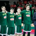 Be pralaimėjimų atrankoje žengianti Lietuvos rinktinė smuktelėjo FIBA reitinge