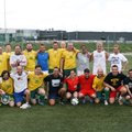 Futbolo aikštėje susitiko Lietuvos ir Šveicarijos žurnalistai