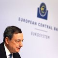 M. Draghi: dabartinė ECB pinigų politika vis dar yra adekvati