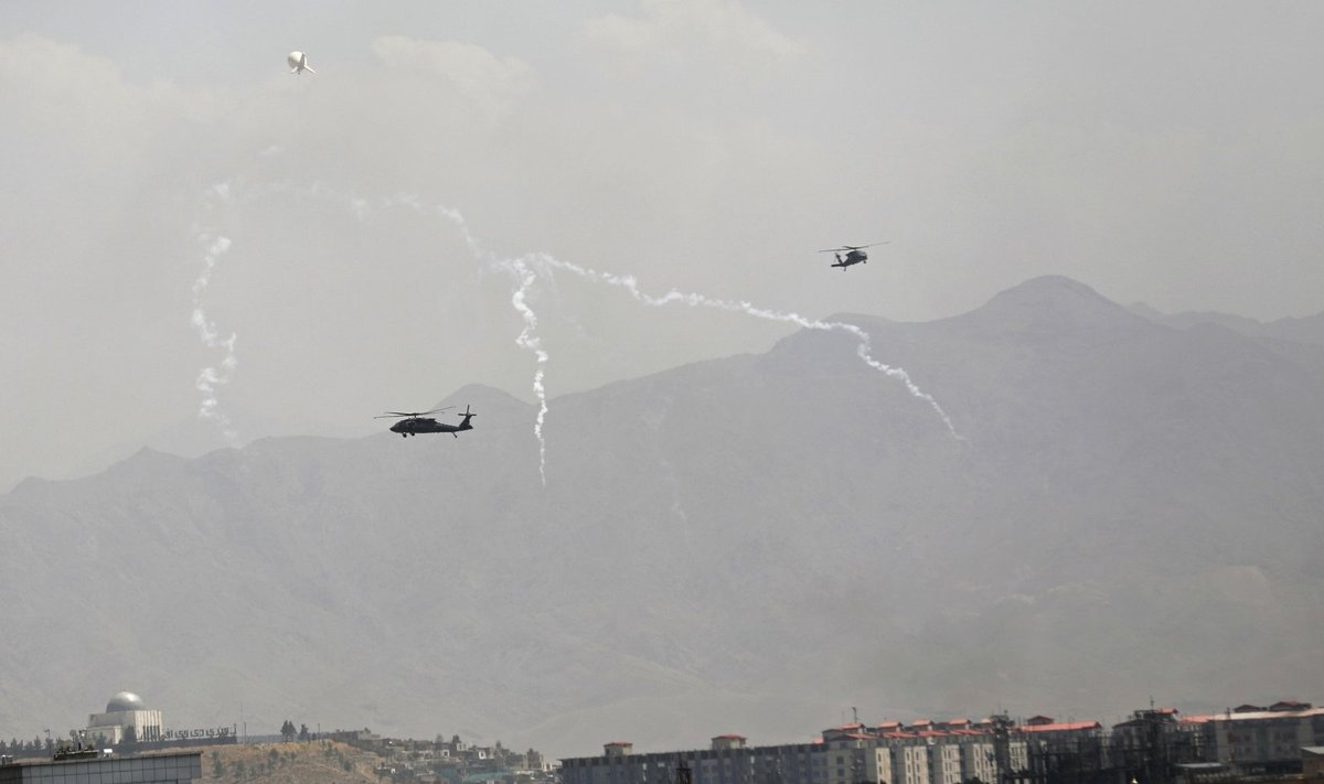 JAV sraigtasparniai Kabule