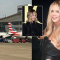 Skrydžio laukę keleiviai išvydo 59-erių supermodelio įtūžį: gražuolei nepatiko oro uosto darbuotojo prašymas