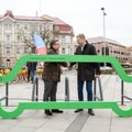 A present from the Netherlands for cyclists in Lithuania