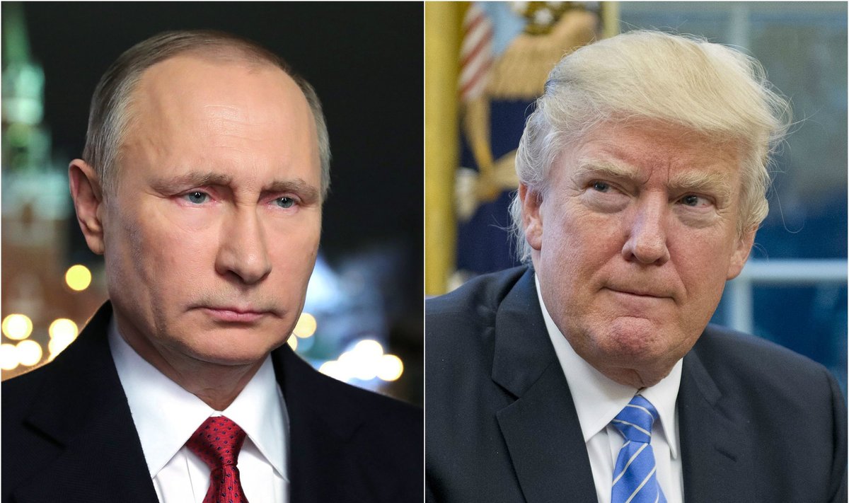 Vladimiras Putinas ir Donaldas Trumpas