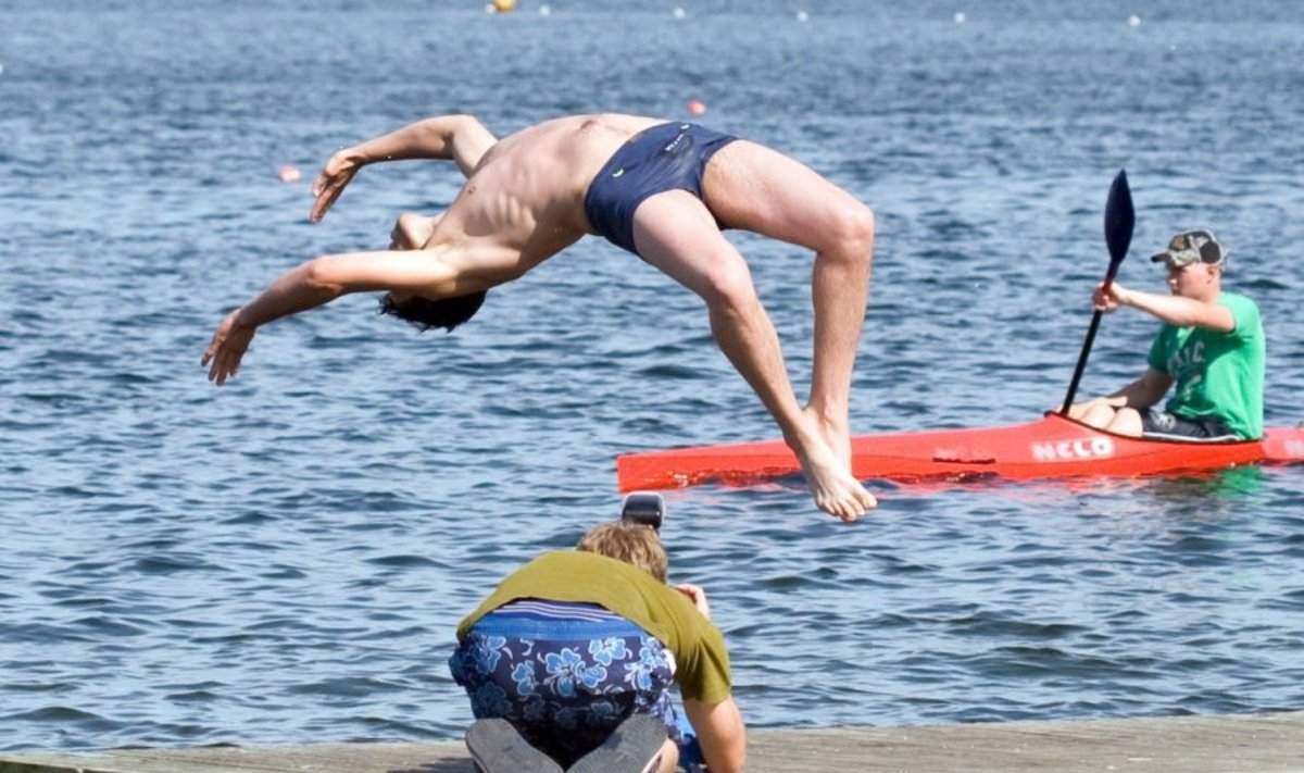 Vanduo kasdien darosi vis šiltesnis