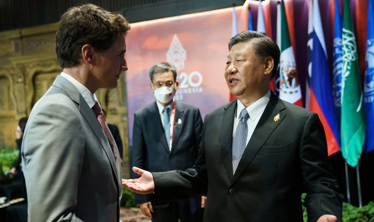 Justinas Trudeau, Xi Jinpingas