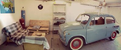 Garažas Klaipėdoje paverstas menine erdve