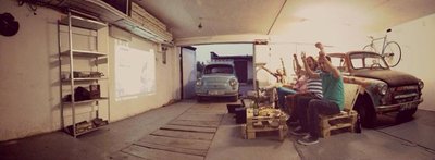 Garažas Klaipėdoje paverstas menine erdve