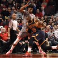 NBA naktis: trečias iš eilės čempionų „Cavaliers“ pralaimėjimas ir katalono R. Rubio rekordas