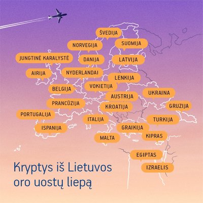 Lietuvos oro uostuose - naujos kryptys