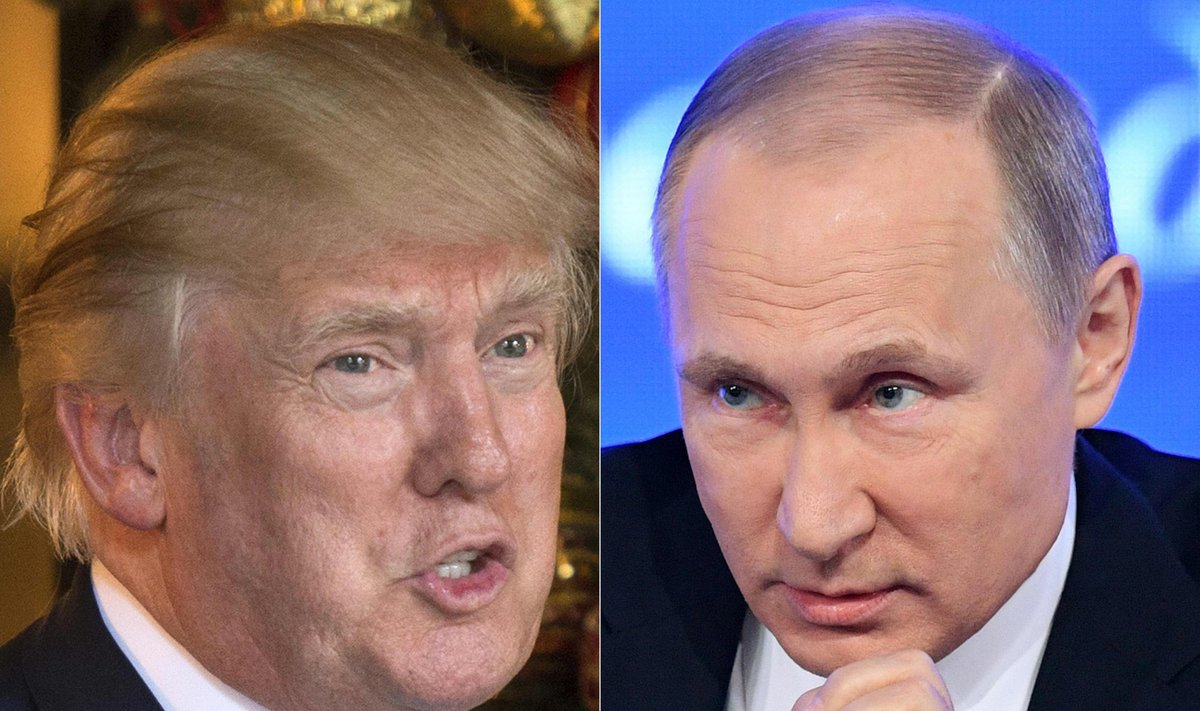 Donaldas Trumpas ir Vladimiras Putinas