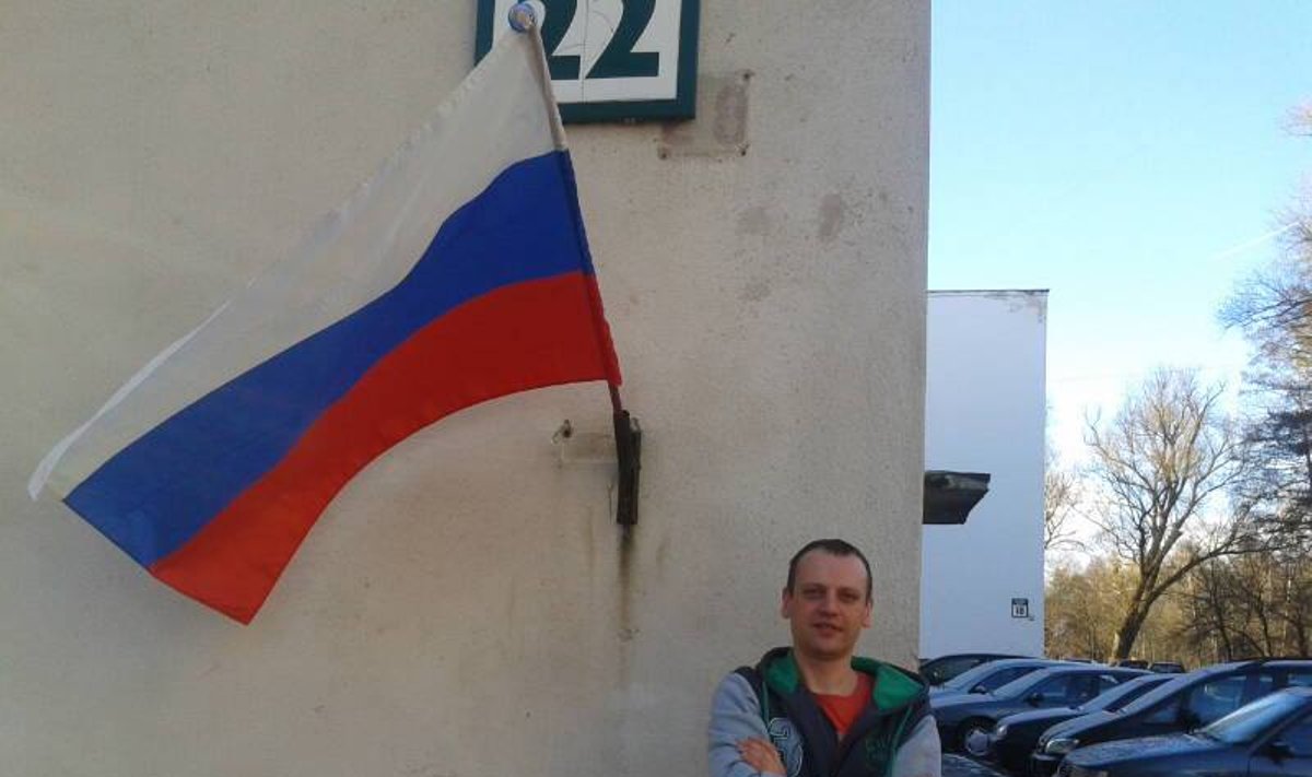 Druskininkuose iškelta Rusijos vėliava