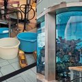 Каунасцы обеспокоены: неужели в большом аквариуме торгового центра Mega образовалась брешь