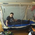 Kodėl alpinistai namuose miega palapinėje?