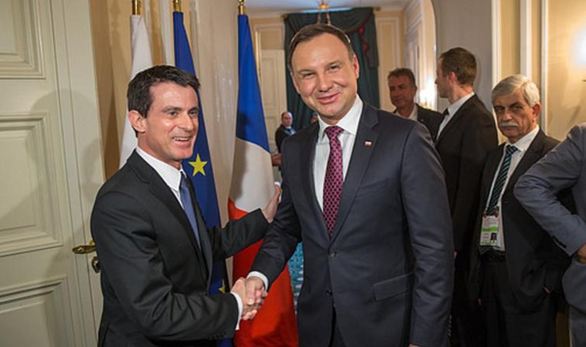 Spotkanie z premierem Francji Manuelem Vallsem 
