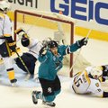 „Sharks“ su D. Zubrumi artėja prie NHL Vakarų konferencijos finalo