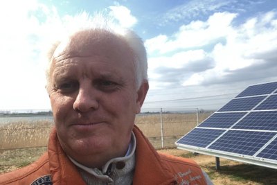Saulės elektrinių parko projektą vystančios bendrovės „Ignitis gamyba“ generalinis direktorius Rimgaudas Kalvaitis