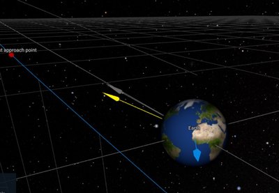 Kalėdų asteroidas netrukus priartės prie Žemės. ESA nuotr.