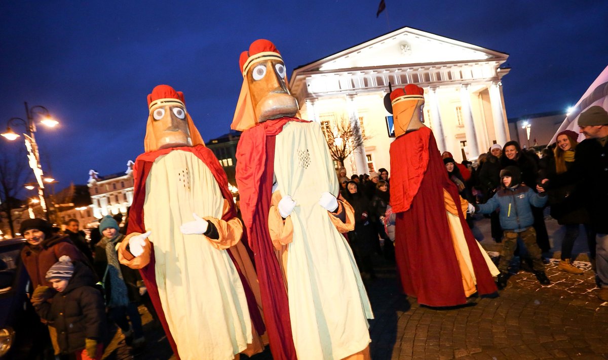 Tradicinė teatralizuota Trijų Karalių eisena Vilniuje