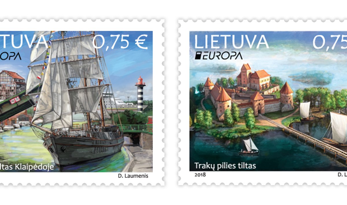 Lietuvos paštas į apyvartą išleidžia du naujus pašto ženklus