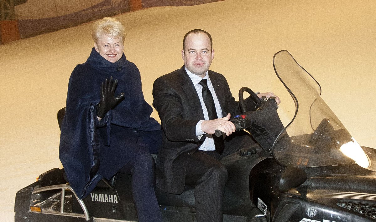 Dalia Grybauskaitė "Snoras snow arenoje"
