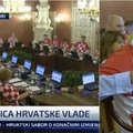 Kroatijos Vyriausybėje – šventinis futbolo aprangos kodas