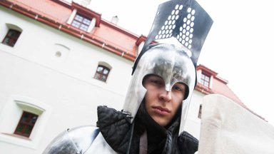 У министерства науки и образования Литвы протестовали "крестоносцы"