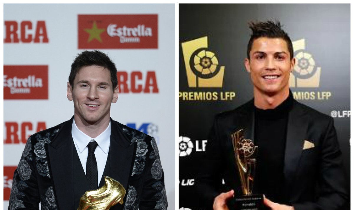 Lionelis Messi ir Criatiano Ronaldo