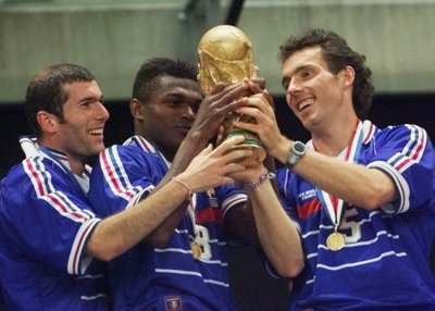 Zinedine'as Zidane'as, Marcelis Desailly ir Laurentas Blancas