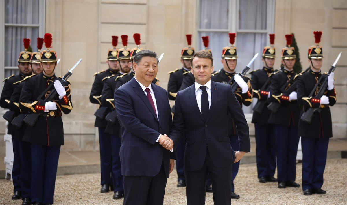 Xi Jinpingo ir Emmanuelio Macrono susitikimas