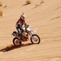 Tuaregų ralyje į finišą motociklininkai kopė ir pėsčiomis