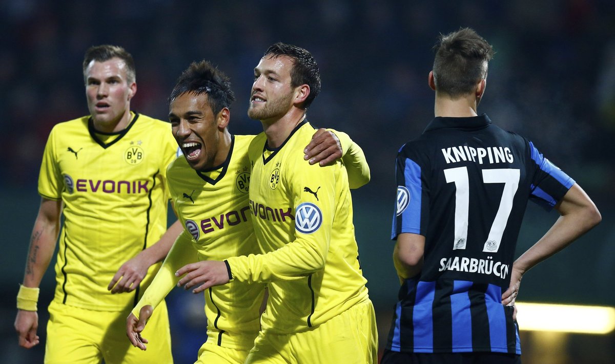 Antra sudėtimi žaidusi „Borussia“ lengvai žengė į kitą Vokietijos taurės etapą