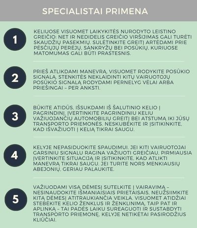 Saugumas keliuose
