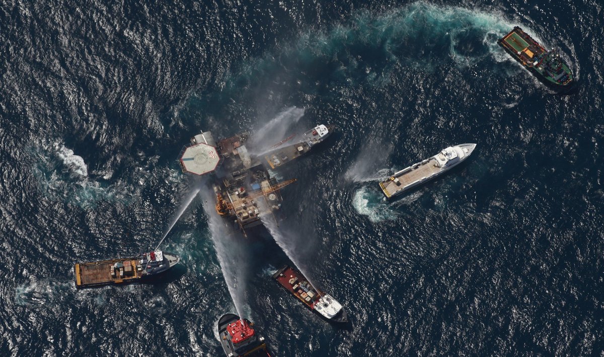 Meksikos įlankoje įvyko sprogimas naftos gavybos platformoje 2010 m.