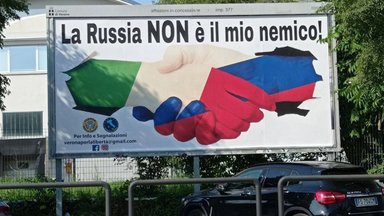 Ar Italija išties laikosi pozicijos, kad Rusija nėra priešas?