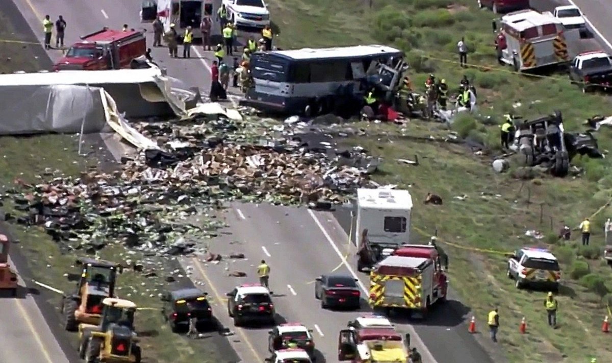 Autobuso avarija Naujojoje Meksikoje