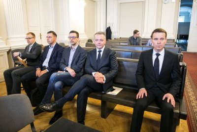 Vytautas Gapšys, Gintaras Steponavičius, Šarūnas Gustainis, Eligijus Masiulis, Raimondas Kurlianskis